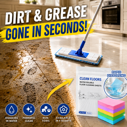 ✨ Premium Water-Soluble Floor Cleaning Strips – Fresh & Streak-Free Clean