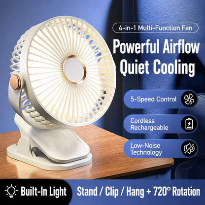 Portable Clip-On Desk Fan