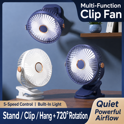 Portable Clip-On Desk Fan
