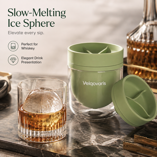 Velqovaris™ Ice Ball Mold