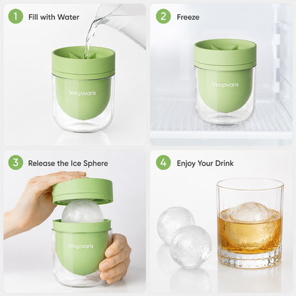 Velqovaris™ Ice Ball Mold